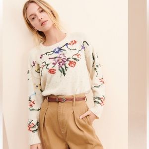 Tach Gardenia Wool Sweater